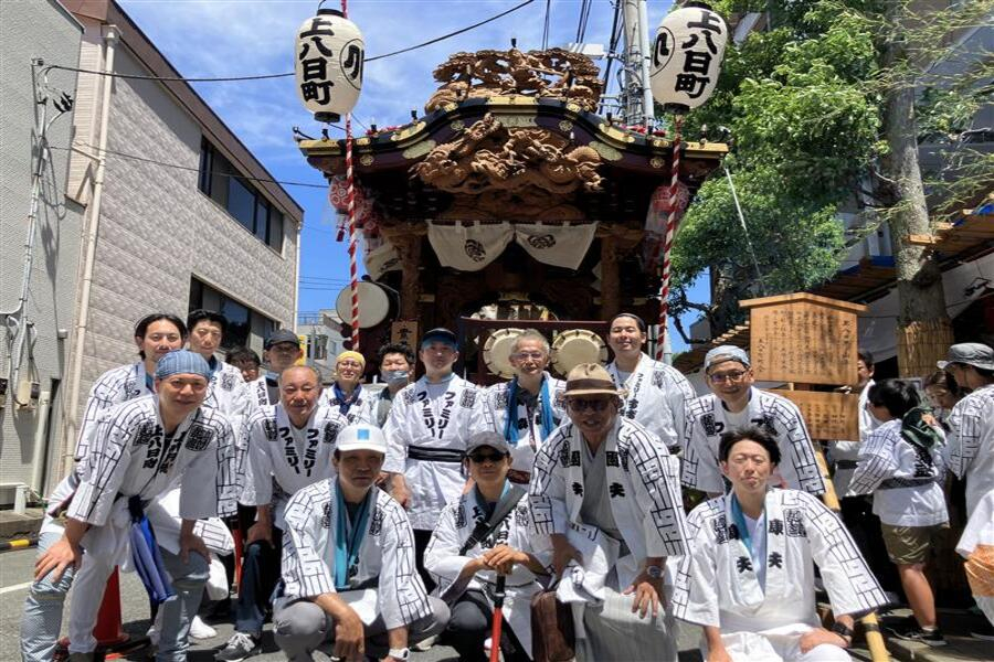 八王子まつり上八日町町会の参加