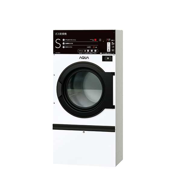 【アクア】コイン式ガス乾燥機 HCD-3087GC(WT) HCD-3087GC(Y)
