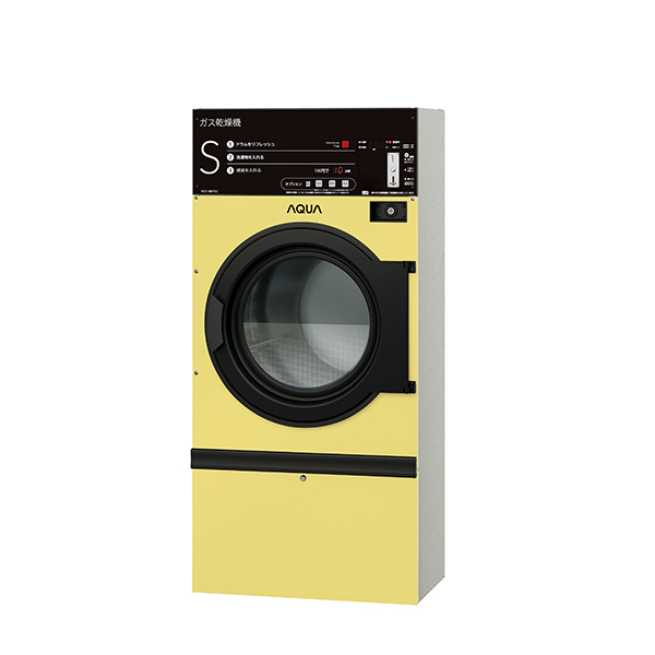 【アクア】コイン式ガス乾燥機 HCD-3087GC(WT) HCD-3087GC(Y)