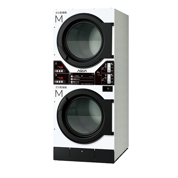 【アクア】コイン式ガス乾燥機 HCD-6147GC(WT) HCD-6147GC(Y)