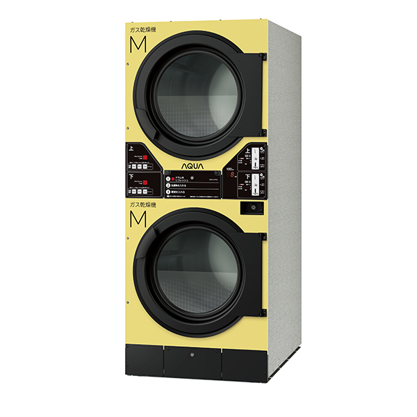 【アクア】コイン式ガス乾燥機 HCD-6147GC(WT) HCD-6147GC(Y)