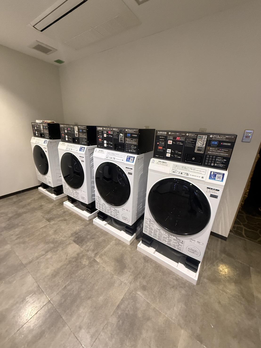 長野県ホテルにコインシステム洗濯乾燥導入
