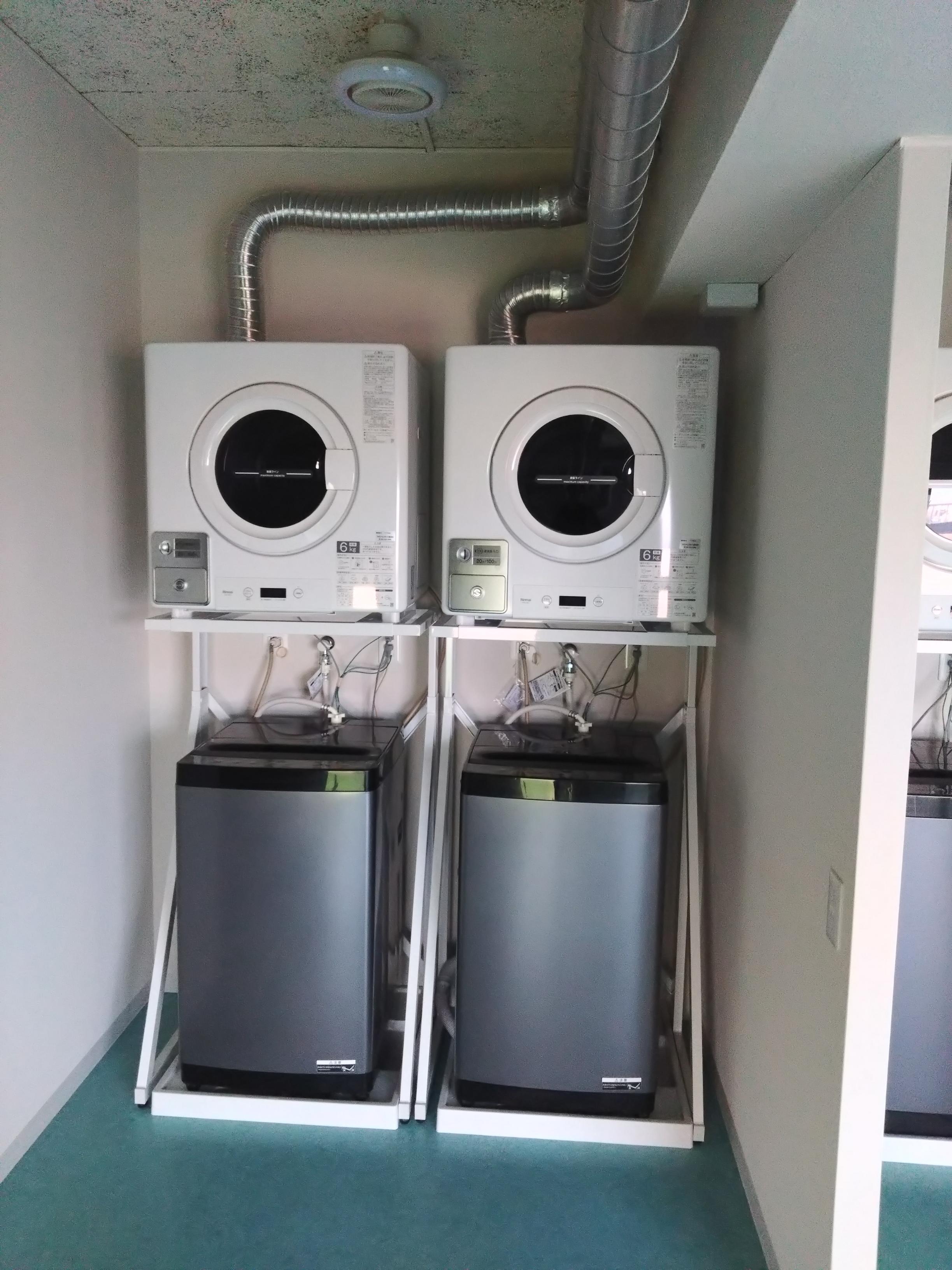 神奈川県シェアハウスにコインシステムガス衣類乾燥機導入